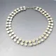 Silver Circles Modernist Necklace