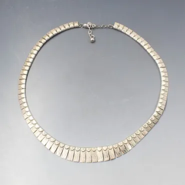 Sterling Silver Fringe Necklace