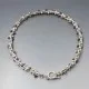 Hiho Silver Amethyst and Silver Chain Necklace