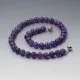 Purple Amethyst Beads Necklace 