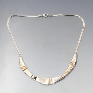 GIFA Danish Silver Modernist Necklace