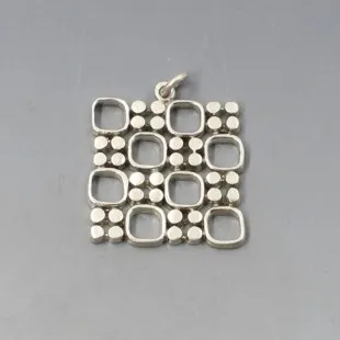 Jorma Laine  Silver Modernist Pendant