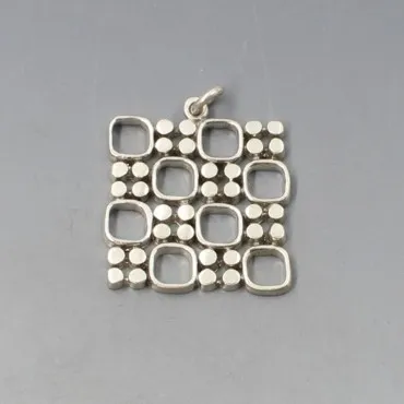 Jorma Laine  Silver Modernist Pendant