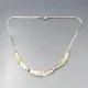 GIFA Danish Silver Modernist Necklace