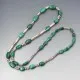 Malachite and Silver Bead Necklace