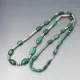 Malachite and Silver Bead Necklace