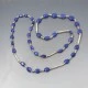 Silver and Lapis Lazuli Bead Necklace
