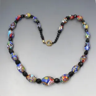Venetian Millefiori Bead Necklace