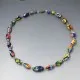 Venetian Millefiori Bead Necklace 18.5 Inches 