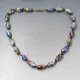Venetian Millefiori Bead Necklace 18.5 Inches 