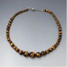 Tigers Eye Beads Necklace