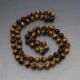 Tigers Eye Beads Necklace 34 Inches 
