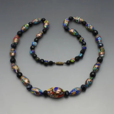 Venetian Millefiori Bead Necklace
