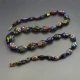 Venetian Millefiori Bead Necklace - 27.5 Inches 