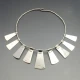 Designer RP Modernist Silver  Necklace