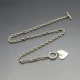 Silver Heart Chain Necklace