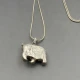 Sterling Silver Bear Pendant 