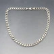Vintage Mens Silver Curb Chain