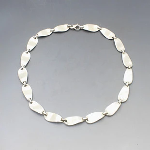 Silver WSG Links Necklace