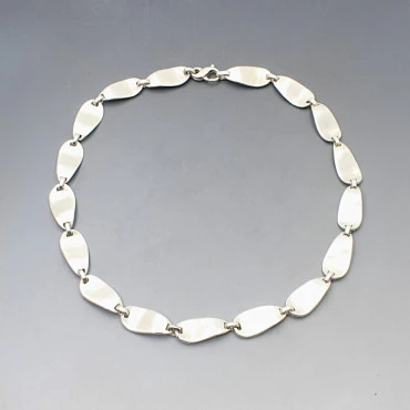 Silver WSG Links Necklace