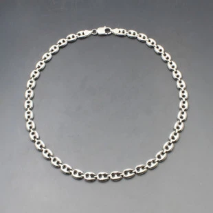 Italian Marino Chain Necklace 17 Inches