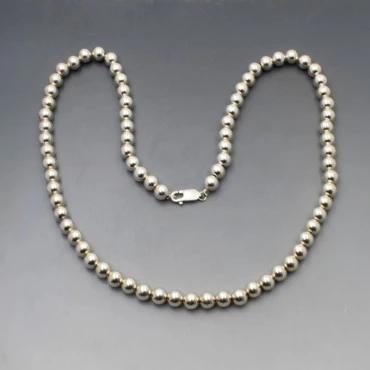 Silver Ball Chain Necklace