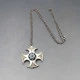 Caithness Jewellery Glass Silver Pendant