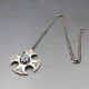 Caithness Jewellery Glass Silver Pendant