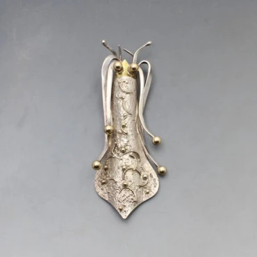 Graham Watling  Sterling Silver Locust Pendant