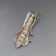 Graham Watling  Sterling Silver Locust Pendant
