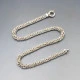 Silver Italian Rope Chain Necklace
