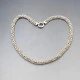 Silver Italian Rope Chain Necklace