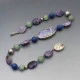 Joanne Mackarell Enamel Silver and Gemstone Bead Necklace 1998