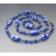 Venetian Blue Millefiori Bead Necklace