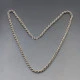 Silver Rope Chain Necklace - 21 Inches