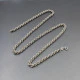 Silver Rope Chain Necklace - 21 Inches