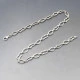 Silver Modernist Chain Necklace