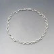 Silver Modernist Chain Necklace