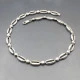 Decorative Silver Link Necklace