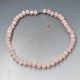 Rose Quartz Beads Necklace 17 Inches