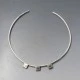 Vintage Green Eliat Stone Silver Necklace