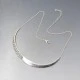 Sterling Silver Arc Necklace