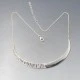 Sterling Silver Arc Necklace
