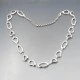 Silver Abstract Modernist Necklace