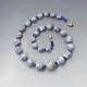 Venetian Splatter Glass Beads Necklace