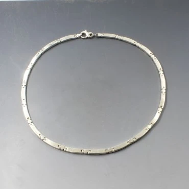 Vintage Arne Johansen Silver Link Necklace
