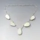 Green Eliat Stone Silver Necklace