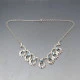 Hermann Siersbol Silver  Blue Necklace