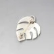 Silver Leaf Brooch or Pendant