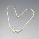 GIFA Danish Silver Abstract Necklace